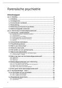 Samenvatting Forensische Psychiatrie - 2025
