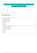 NU 623-unit 6 quiz 6 Questions with Correct Answers 100&percnt; Solved