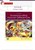 Test Bank for Understanding Human Differences&colon; Multicultural Education for a Diverse America&comma; 6th Edition &lpar;Global Edition&rpar; by Koppelman &ndash; Complete Questions & Answers
