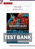 Test Bank for McCance & Huether&rsquo;s Pathophysiology&colon; The Biologic Basis for Disease in Adults and Children&comma; 9th Edition by Julia Rogers &ndash; Complete Chapters 1&ndash;50 A&plus; Guide
