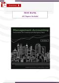 Test Bank for Management Accounting&colon; Information for Creating and Managing Value&comma; 8th Edition by Kim Langfield-Smith &ndash; Complete Questions & Answers