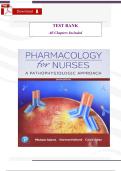 Test Bank for Pharmacology for Nurses&colon; A Pathophysiologic Approach&comma; 6th Edition by Michael Adams&comma; Norman Holland & Carol Urban &ndash; Complete Guide 2025&ndash;2026