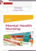 Test Bank for Mental Health Nursing&comma; 5th Edition by Gorman & Anwar &ndash; Complete Chapters PDF &lpar;2019&rpar;
