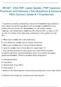 NR667 CEA FNP&comma; Chamberlain University&comma; 2026&sol;2027 &ndash; latest updated capstone practicum and intensive test questions with verified answers &lpar;graded A&plus;&rpar;