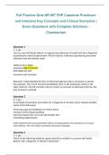 NR667 FNP Capstone Practicum and Intensive&comma; Chamberlain University&comma; 2026&sol;2027 &ndash; full practice quiz on key concepts and clinical scenarios with complete solutions