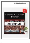 Solutions Manual to Structural Steel Design &lpar;3rd Edition&rpar; by Aghayere