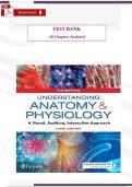 Test Bank for Understanding Anatomy & Physiology&comma; 3rd Edition by Thompson &lpar;2020&rpar; &ndash; Complete Chapters 1&ndash;25