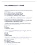 FAGD Exam Question Bank Questions and Answers