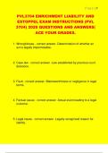 PVL3704 ENRICHMENT LIABILITY AND  ESTOPPEL EXAM INSTRUCTIONS &lpar;PVL  3704&rpar; 2026 QUESTIONS AND ANSWERS&vert;  ACE YOUR GRADES&period;