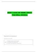 SLS 1501 COLLEGE SUCCESS STUDY GUIDE FOR FINAL EXAM QUESTIONS WITH COMPLETE ANSWERS