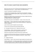 MIS 375 EXAM 2 QUESTIONS AND ANSWERS