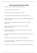 CIS 405 FINAL EXAM QUESTIONS AND ANSWERS