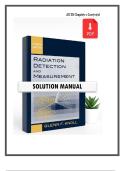 Solutions Manual to Radiation Detection and Measurement&comma; 4th Edition by Knoll 