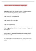 ARIZONA LIFE INSURANCE EXAM 2026