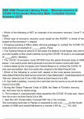 GEB 3006 Financial Literacy Exam &ndash; Macroeconomics & COVID-19 Economic Recovery Q&A- Complete Correct Answers &lpar;UCF&rpar;&period;pdf