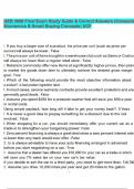 GEB 3006 Final Exam Study Guide & Correct Answers &lpar;Consumer Economics & Smart Buying Concepts&rpar; UCF&period;pdf