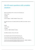 ISA 235 exam questions with complete solutions