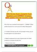 CBIS Review Exam 2025 &ndash; 250&plus; Verified Q&As &vert; Brain Anatomy&comma; TBI&comma; Rehabilitation&comma; Neuroplasticity &vert; INS401 &vert;