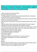 NUR 511 Final Exam Study Guide- Heart Failure&comma; Cardiac Physiology&comma; Inotropes&comma; Diuretics&comma; ACE Inhibitors&comma; ARBs & Nursing Interventions for Nursing Students&period;pdf