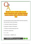 HECM Practice Exam 2025 &lpar;340&plus; Questions&rpar; &vert; Reverse Mortgage Counseling & Compliance &vert; HUD Certification