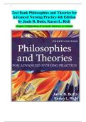 Philosophies and Theories for Advanced Nursing Practice 4th Edition by Janie B&period; Butts&comma; Karen L&period; Rich
