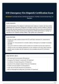 EFD &lpar;Emergency Fire Dispatch&rpar; Certification Exam &vert; 2025&sol;2026 True Exam Version &vert; 90 Verified Questions &vert; A&plus; Standard