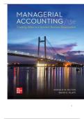 TEST BANK FOR Managerial Accounting&colon; Creating Value in a Dynamic Business Environment&comma; 13th Edition by Ronald Hilton and David Platt ISBN&colon; 978-1264445820 COMPLETE GUIDE ALL CHAPTERS COVERED 100&percnt; VERIFIED A&plus; GRADE ASSURED&excl;&excl;&excl;&excl;NEW LATEST UPDATE&excl;&excl;&excl;&excl;&excl;