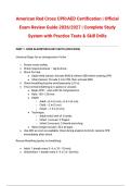 American Red Cross CPR&sol;AED Certification &vert; Official Exam Review Guide 2026&sol;2027 &vert; Complete Study System with Practice Tests & Skill Drills