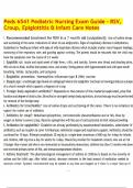 Peds 6541 Pediatric Nursing Exam Guide &ndash; RSV&comma; Croup&comma; Epiglottitis & Infant Care Notes&period;pdf