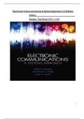 Electronic Communications A System Approacḣ 1st Edition  Jeffrey     Beasley Test Bank &lpar;CḢ 1&mdash;16&rpar; 