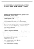 COA PRACTICE EXAM &vert; QUESTIONS AND ANSWERS &vert; 2025&sol;2026 UPDATE &vert; WITH COMPLETE SOLUTION