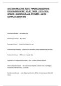 JCAT&sol;COA PRACTICE TEST &vert; PRACTICE QUESTIONS FROM INDEPENDENT STUDY GUIDE &vert; 2025&sol;2026 UPDATE &vert; QUESTIONS AND ANSWERS &vert; WITH COMPLETE SOLUTION