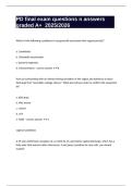 PD final exam questions n answers graded A&plus; 2025&sol;2026