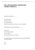NDE &vert; 2025&sol;2026 UPDATE &vert; QUESTIONS AND ANSWERS &vert; GRADED A&plus;&excl;&excl;