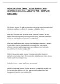 MENG 540 FINAL EXAM &vert; 100 QUESTIONS AND ANSWERS &vert; 2025&sol;2026 UPDATE &vert; WITH COMPLETE SOLUTION&excl;&excl;