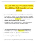 Fl 5 Aamc Mcat&colon; Questions And Answers  2025&sol;2026 Verified&vert;Graded A&plus; Already  Passed&excl; 