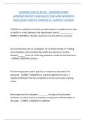 FLORIDA LAWS & RULES - NURSING HOME  ADMINISTRATOR EXAM QUESTIONS AND ANSWERS  2025&vert;2026 VERIFIED GRADED A&plus; ALREADY PASSED&excl;