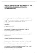 PESTICIDE APPLICATORS PRACTICE EXAM &vert; QUESTIONS AND ANSWERS &vert; 2025&sol;2026 UPDATE &vert; WITH COMPLETE SOLUTION