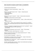 BAO BOARD EXAMS QUESTIONS & ANSWERS