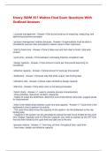 Emory ISOM 351 Walton Final Exam Questions With Outlined Answers