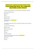 HOOTSUITE CERTIFICATION EXAM STUDY  GUIDE QUESTIONS WITH 100&percnt; COMPLETE  SOLUTIONS&vert; LATEST UPDATE 