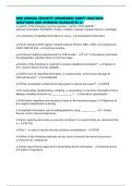 DOD ANNUAL SECURITY AWARENESS SCRIPT 2025&sol;2026  QUESTIONS AND ANSWERS GUARANTEE A&plus;