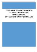 Information Technology Project Management &lpar;9th Edition&rpar; &ndash; Test Bank for IT Project Management Exam Preparation