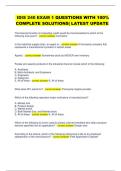 IDIS 240 EXAM 1 QUESTIONS WITH 100&percnt;  COMPLETE SOLUTIONS&vert; LATEST UPDATE
