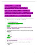 SALESFORCE CERTIFIED  ADMINISTRATOR EXAMINATION  QUESTION AND CORRECT ANSWERS  &lpar;VERIFIED ANSWERS&rpar; PLUS RATIONALES  2026 Q&A INSTANT DOWNLOAD PDF 