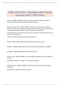 CNSL 503 Exam 1 Questions with Correct Answers 2026 100&percnt;- Pass&period;