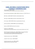 CNSL 503 MOD 4 QUESTIONS WITH CORRECT ANSWERS 
