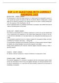 COF C-91 QUESTIONS WITH CORRECT ANSWERS