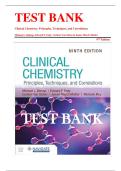 Clinical Chemistry&colon; Principles&comma; Techniques&comma; and Correlations 9th Edition Test Bank by Michael L&period; Bishop&comma; Edward P&period; Fody & Carleen Van Siclen &ndash; Latest Update 2026 &vert; Exam Prep & Practice Questions