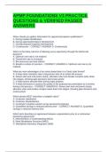 APMP FOUNDATIONS V3 PRACTICE QUESTIONS & VERIFIED PASSED ANSWERS